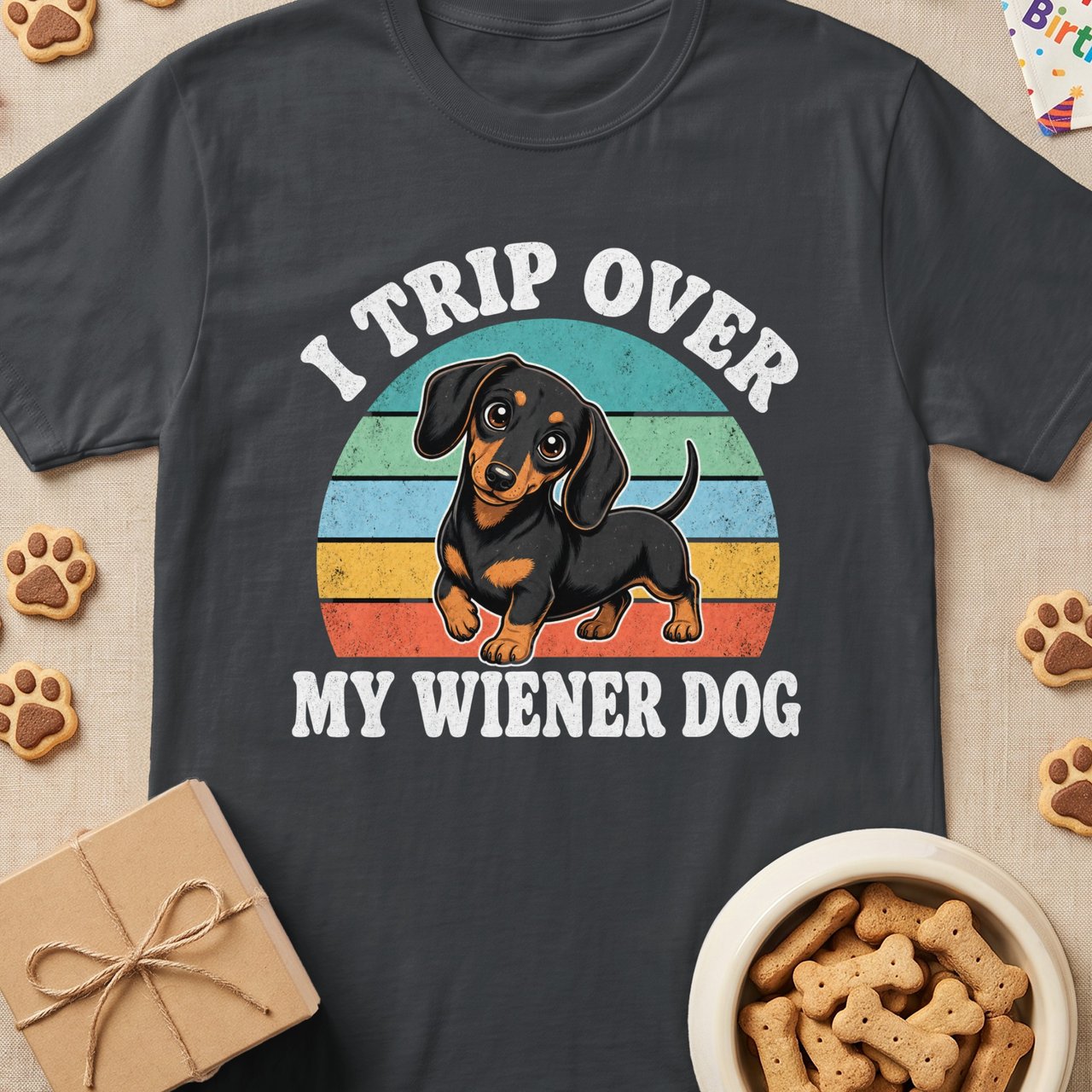 I Trip Over My Wiener Dog T-Shirt