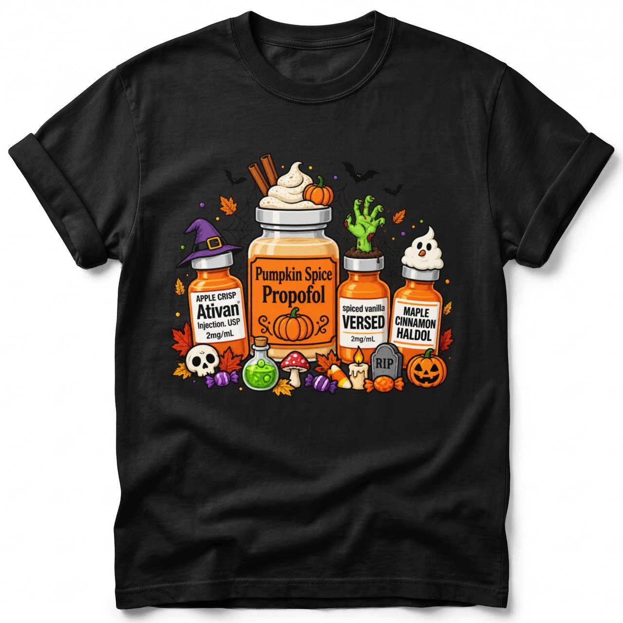 Pumpkin Spice Propofol Nurse Tee
