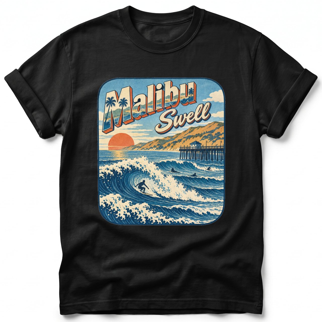 Malibu Swell ~ Comfort Colors Premium Tee