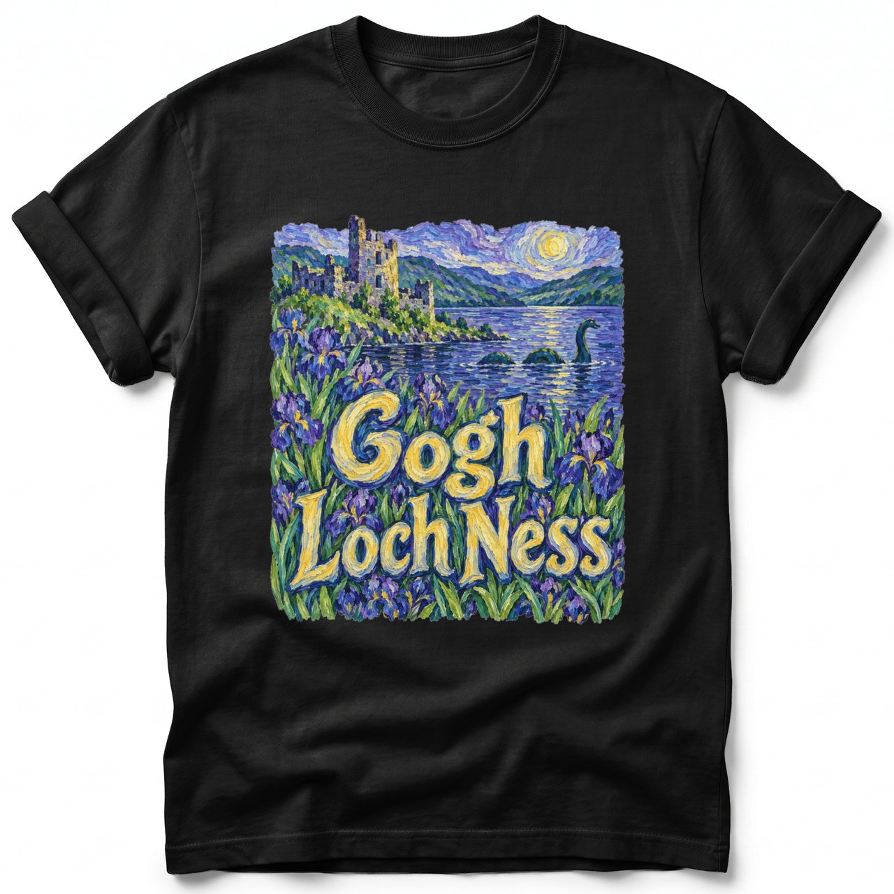 Gogh Loch Ness ~ Comfort Colors Premium Tee