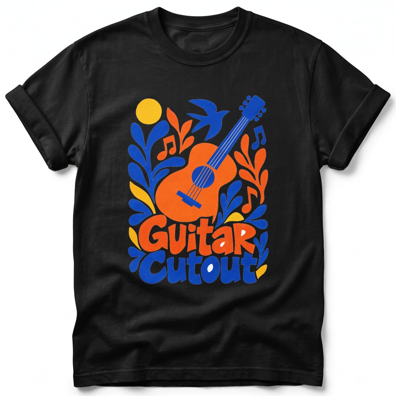 Guitar Cutout ~ Comfort Colors Premium Tee