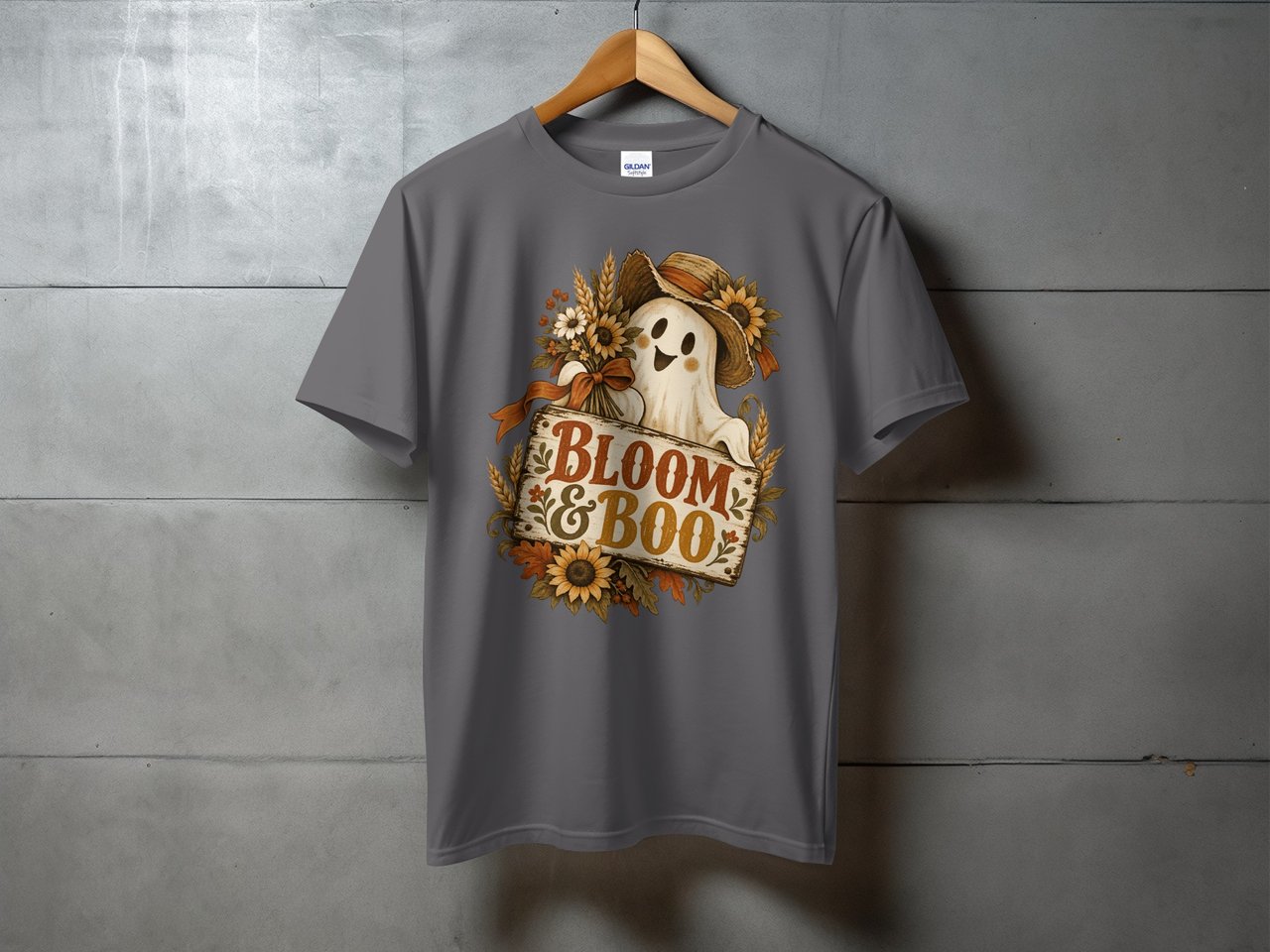 Bloom and Boo Ghost Tee or Sweatshirt