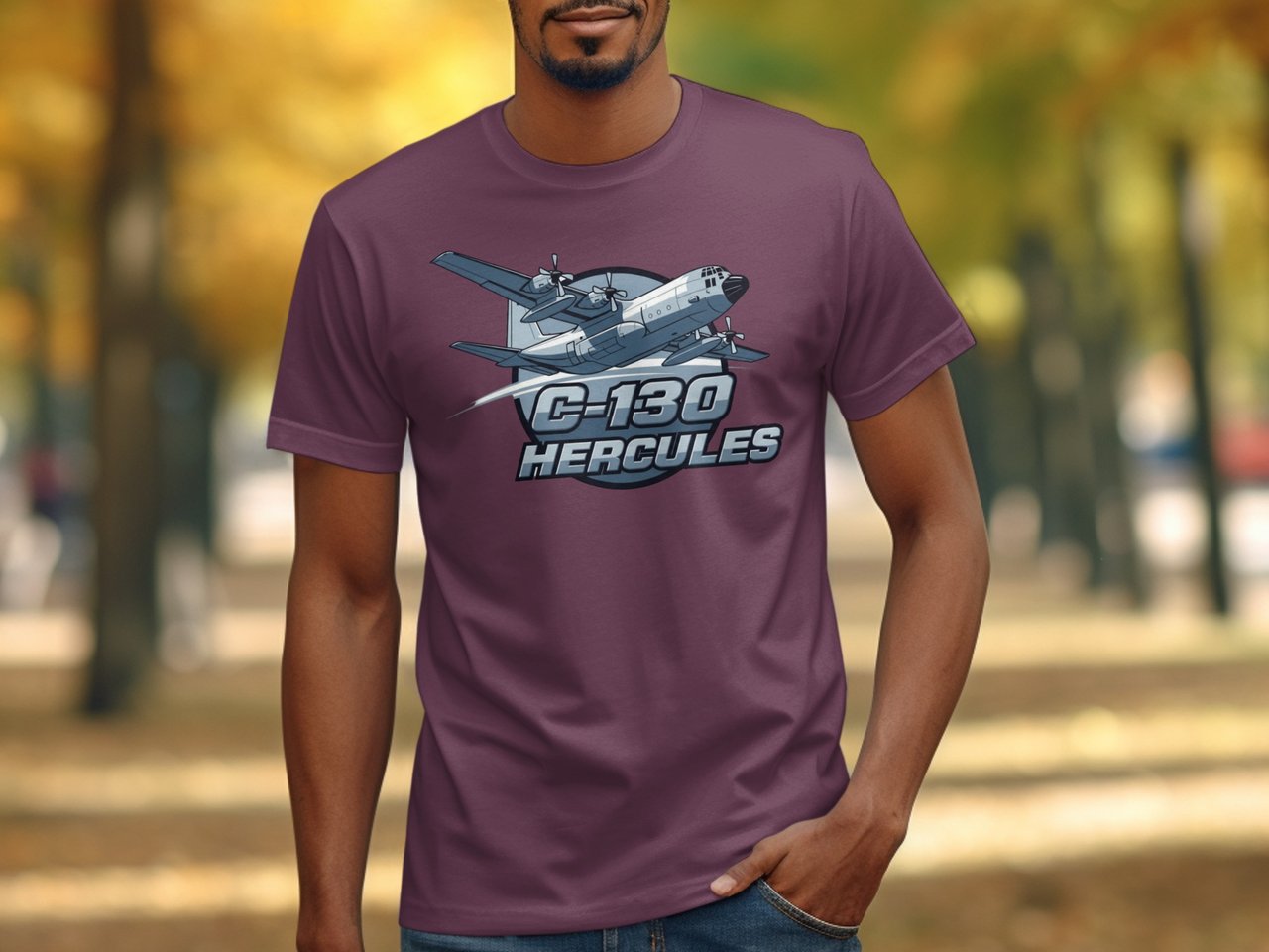 C-130 Hercules T-Shirt, Military Aircraft Plane Tee, Veteran Gift for Him, Air Force Aviation Enthusiast Shirt, Military History Fan