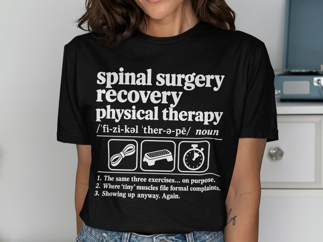 Spinal Surgery PT Recovery Tee