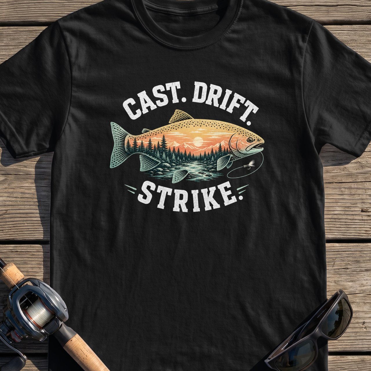 Wild River Trout Angler T-Shirt
