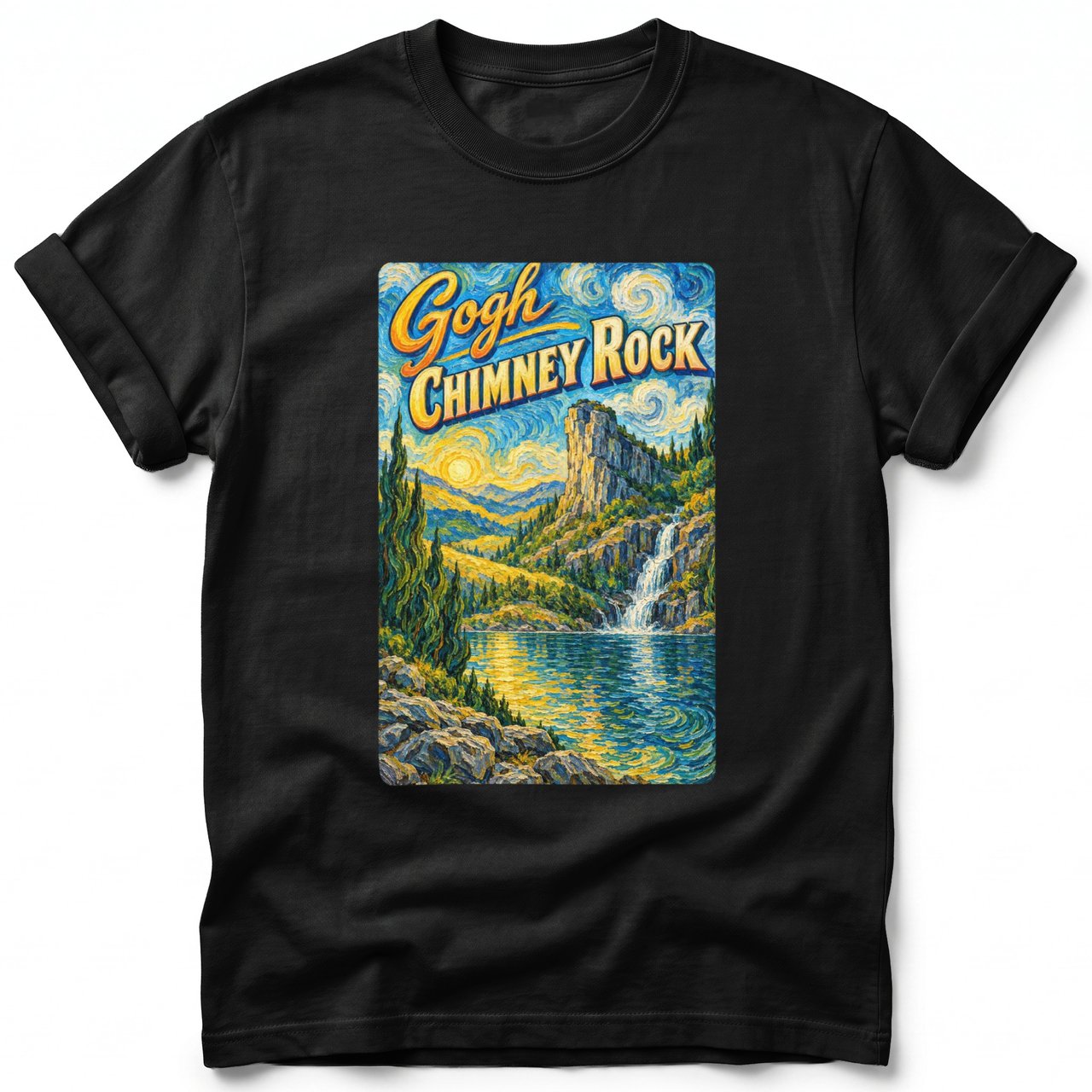 Gogh Chimney Rock ~ Comfort Colors Premium Tee