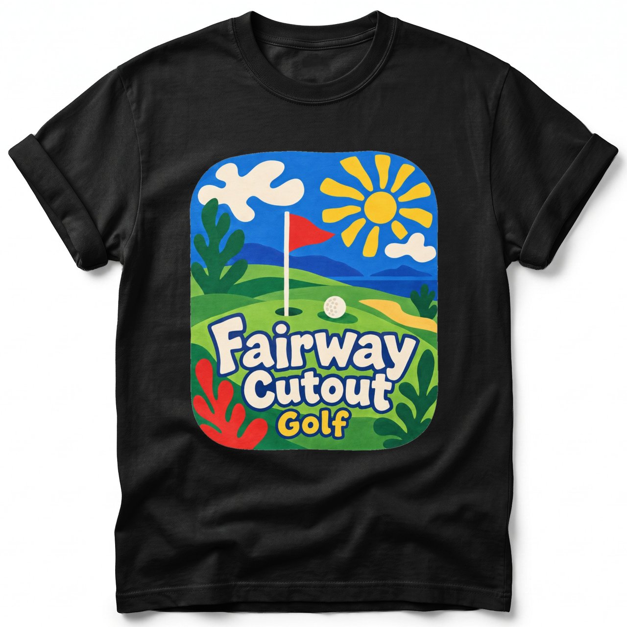 Fairway Cutout ~ Comfort Colors Premium Tee