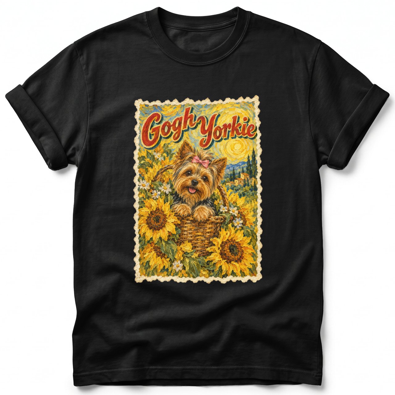 Gogh Yorkie ~ Comfort Colors Premium Tee