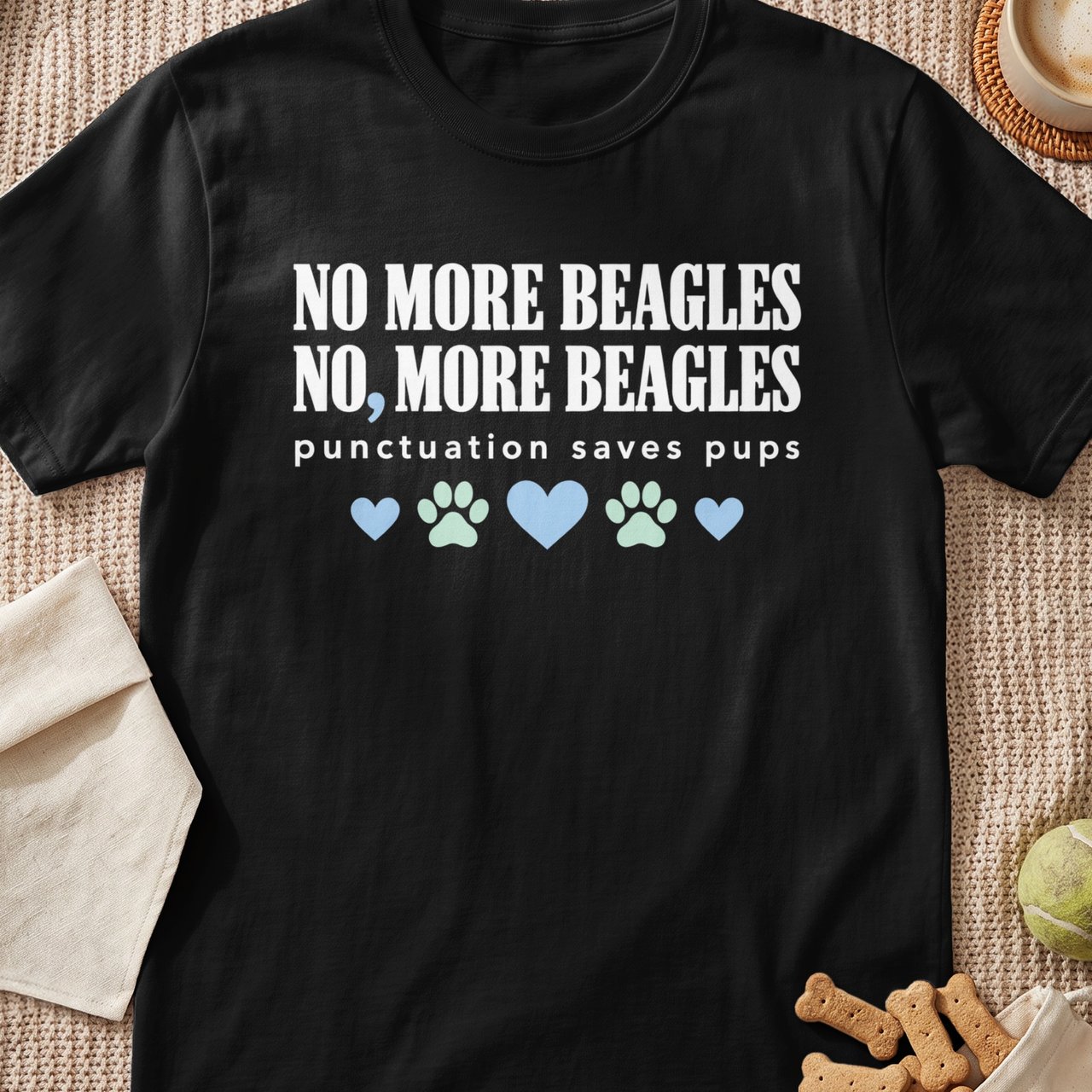 No, More Beagles Tee