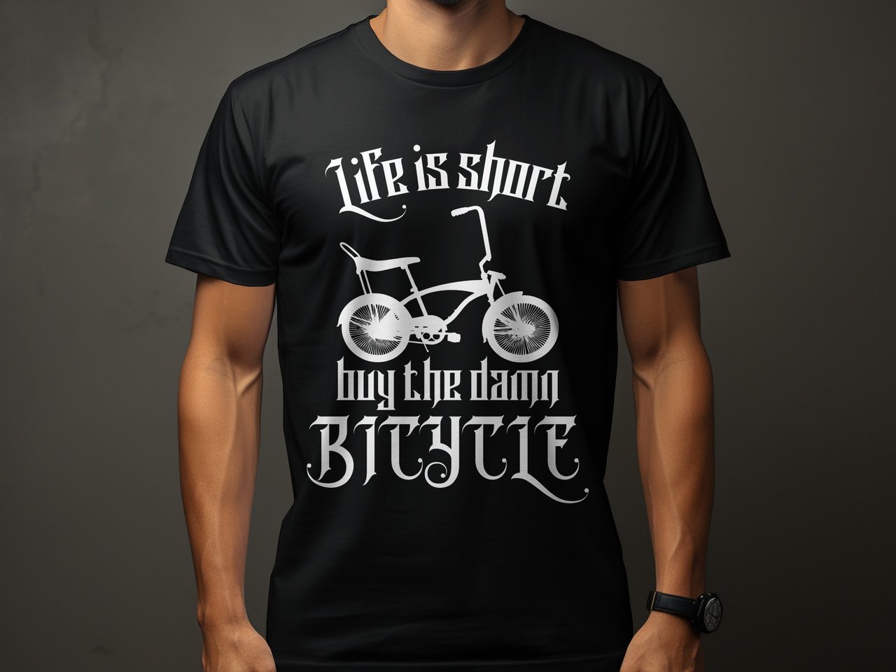 Life Is Short | Lowrider Bike Shirt