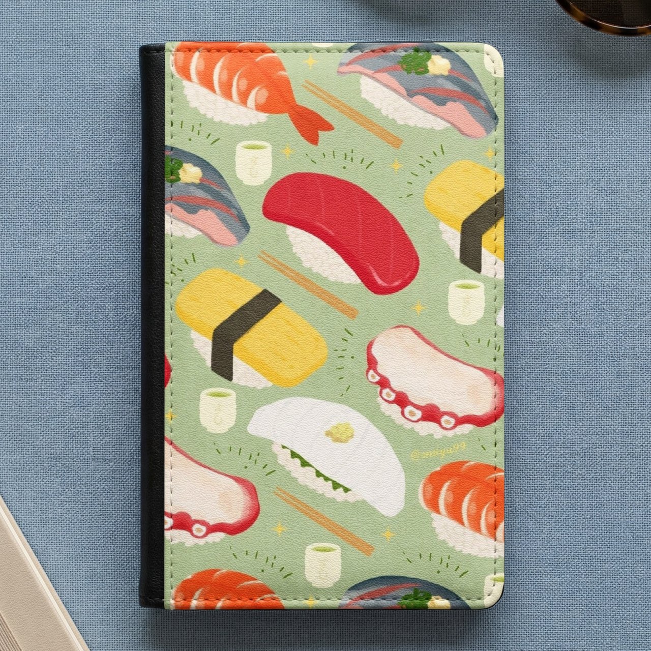 Japanese Sushi Passport Cover