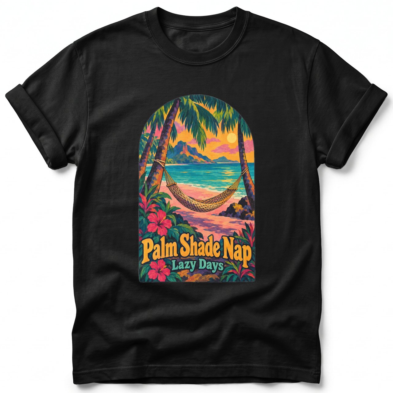 Palm Shade Nap ~ Comfort Colors Premium Tee