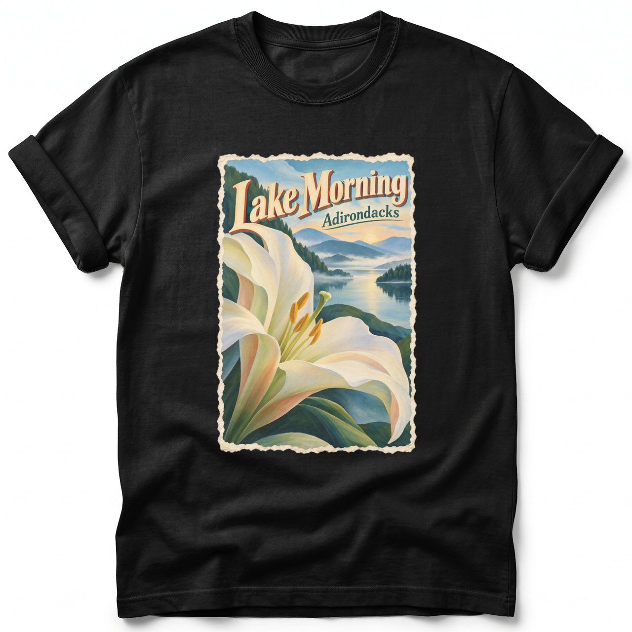 Lake Morning ~ Comfort Colors Premium Tee