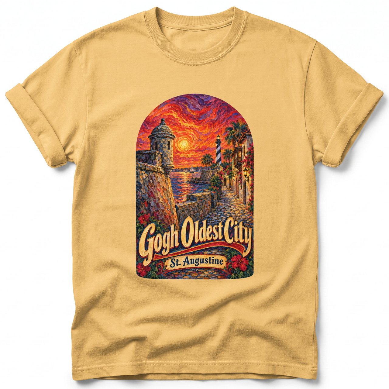 Gogh Oldest City ~ Comfort Colors Premium Tee