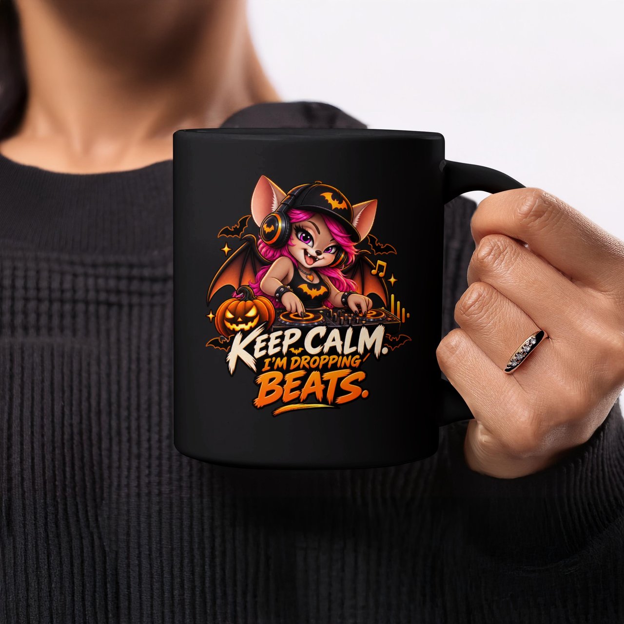 Keep Calm Dropping Beats Mug