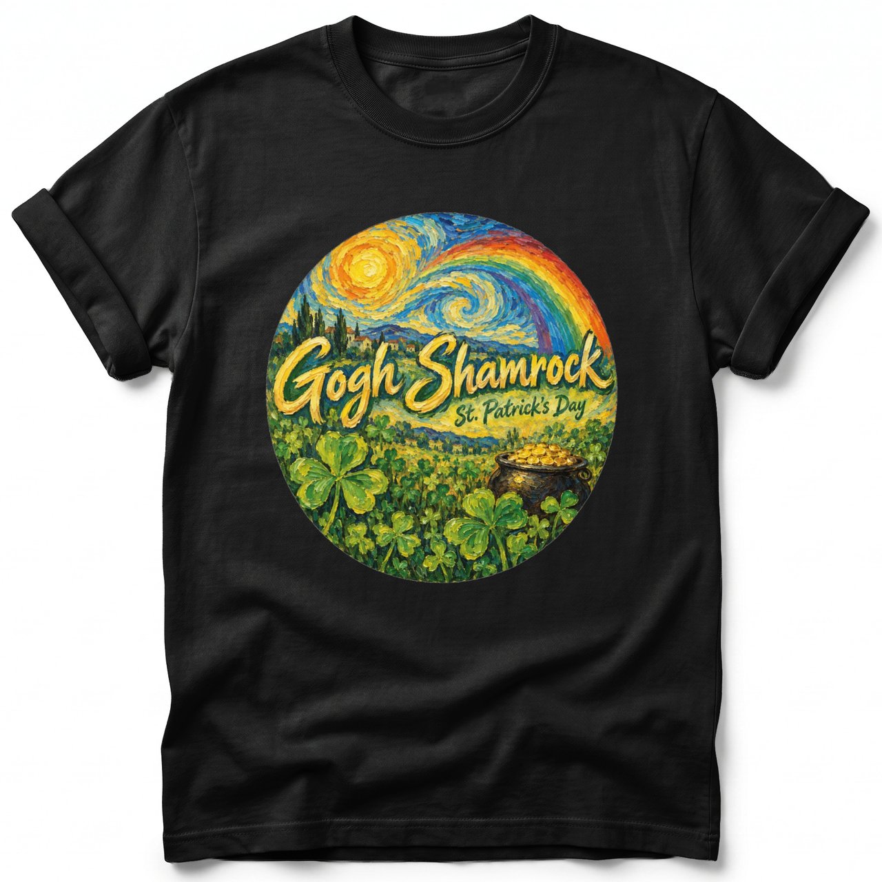 Gogh Shamrock ~ Comfort Colors Premium Tee