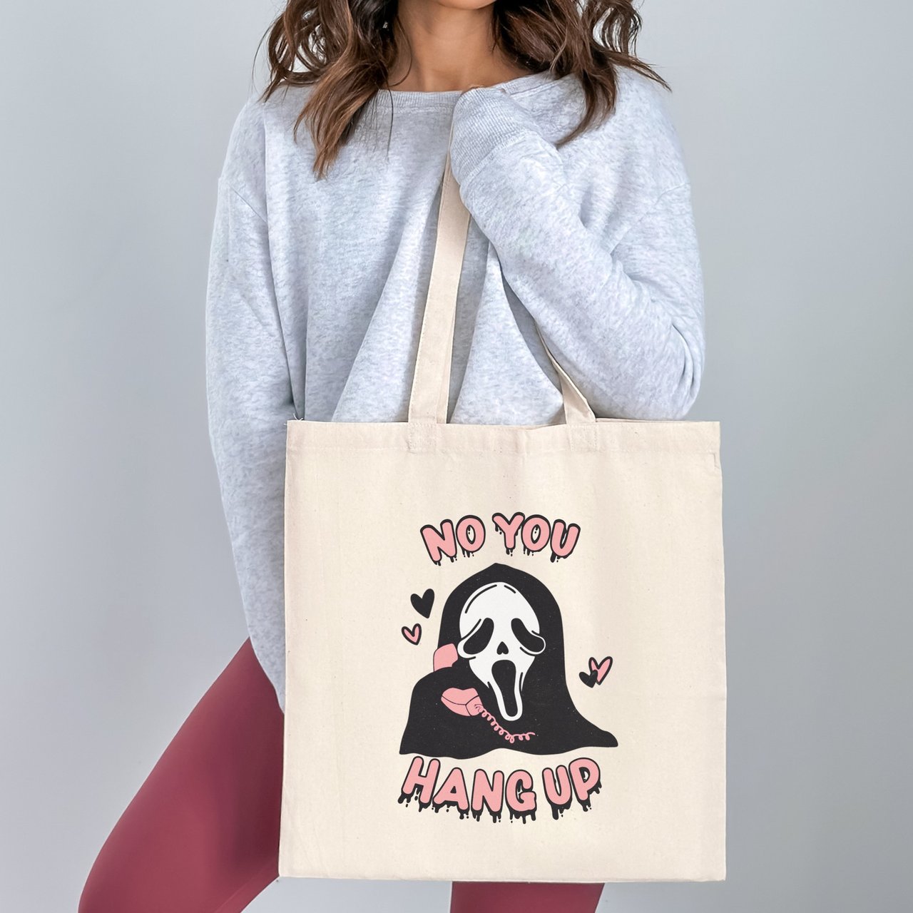 No You Hang Up Tote Bag