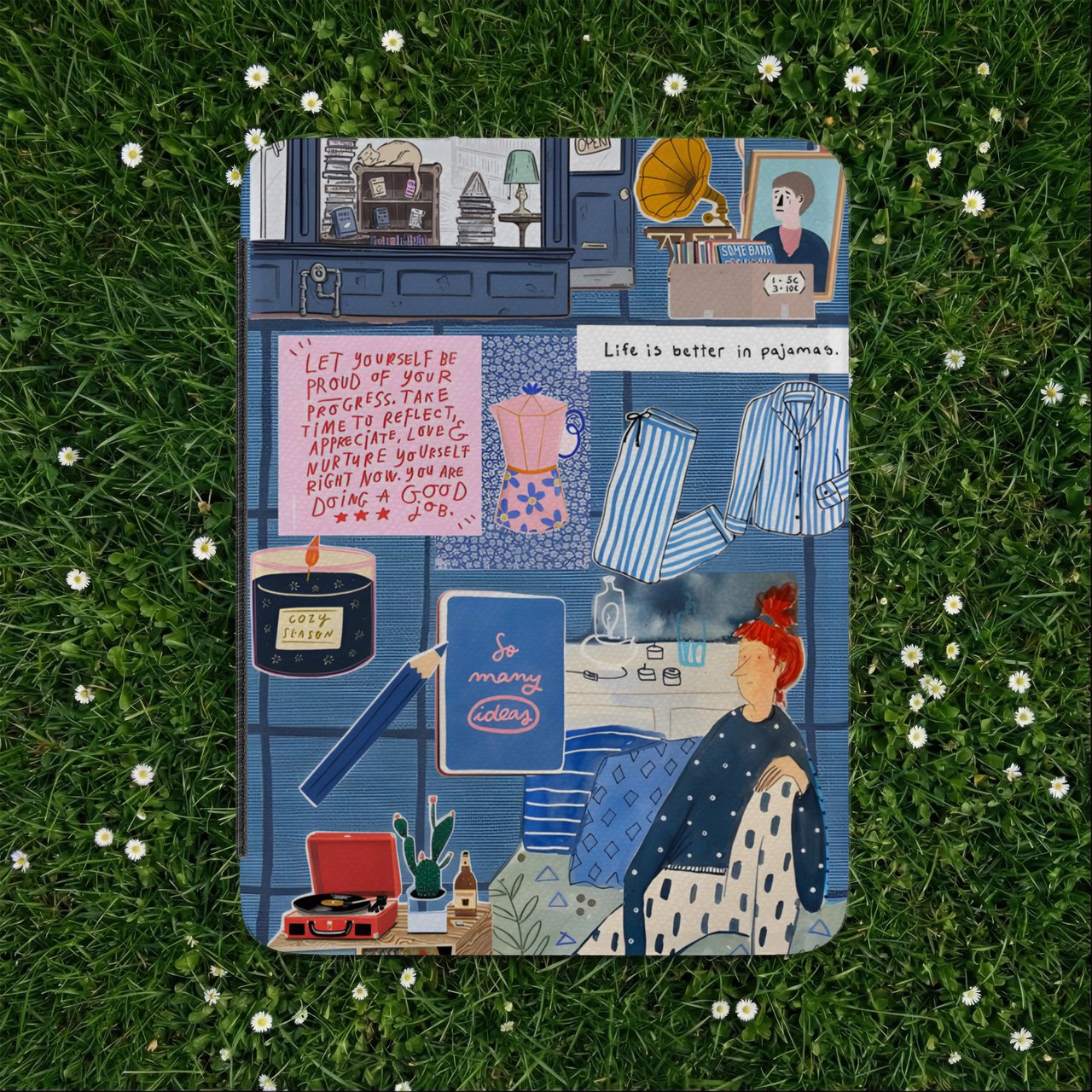 Life Is Better In Pajamas Kindle Case