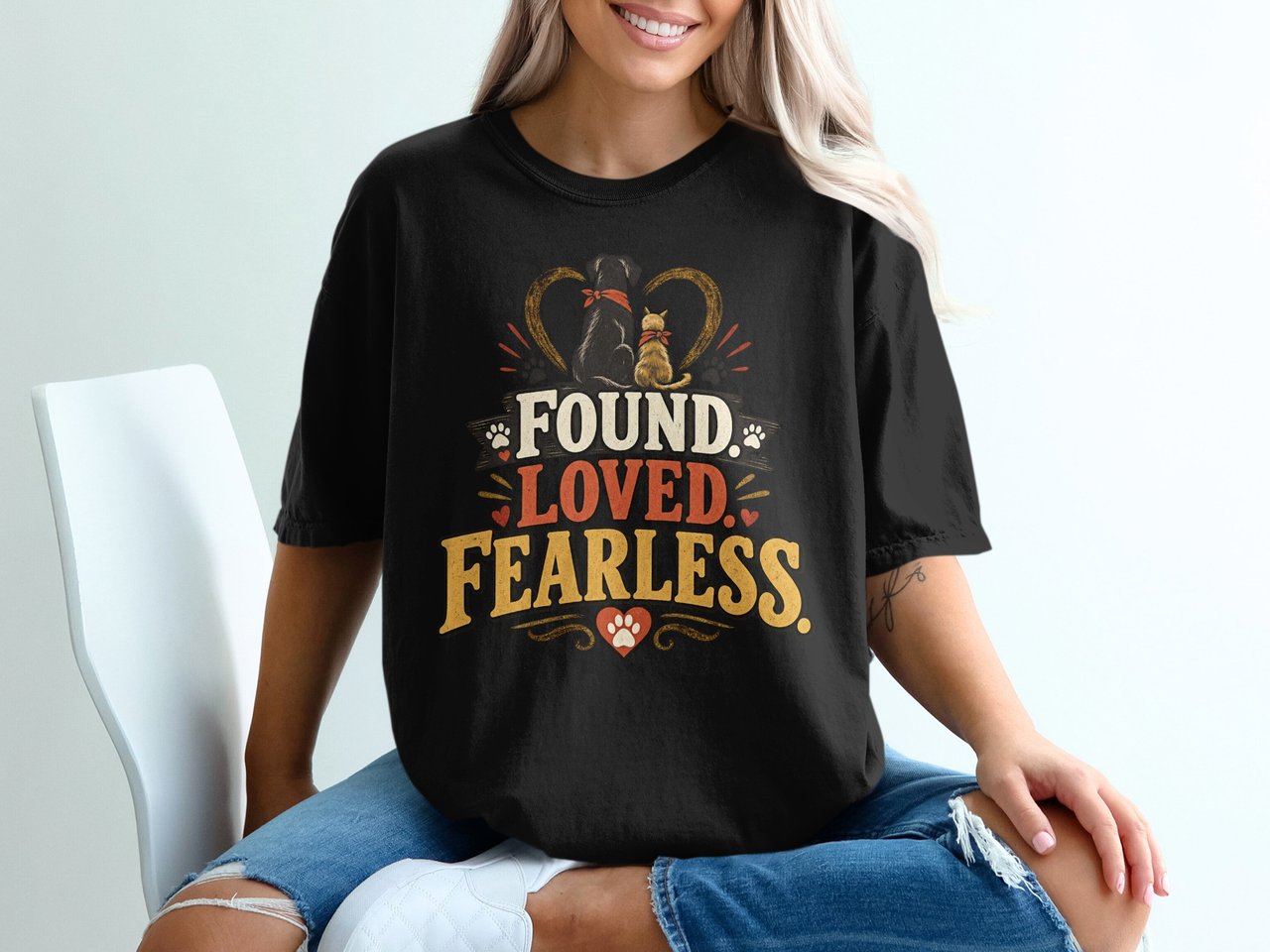 Found Loved Fearless Tee