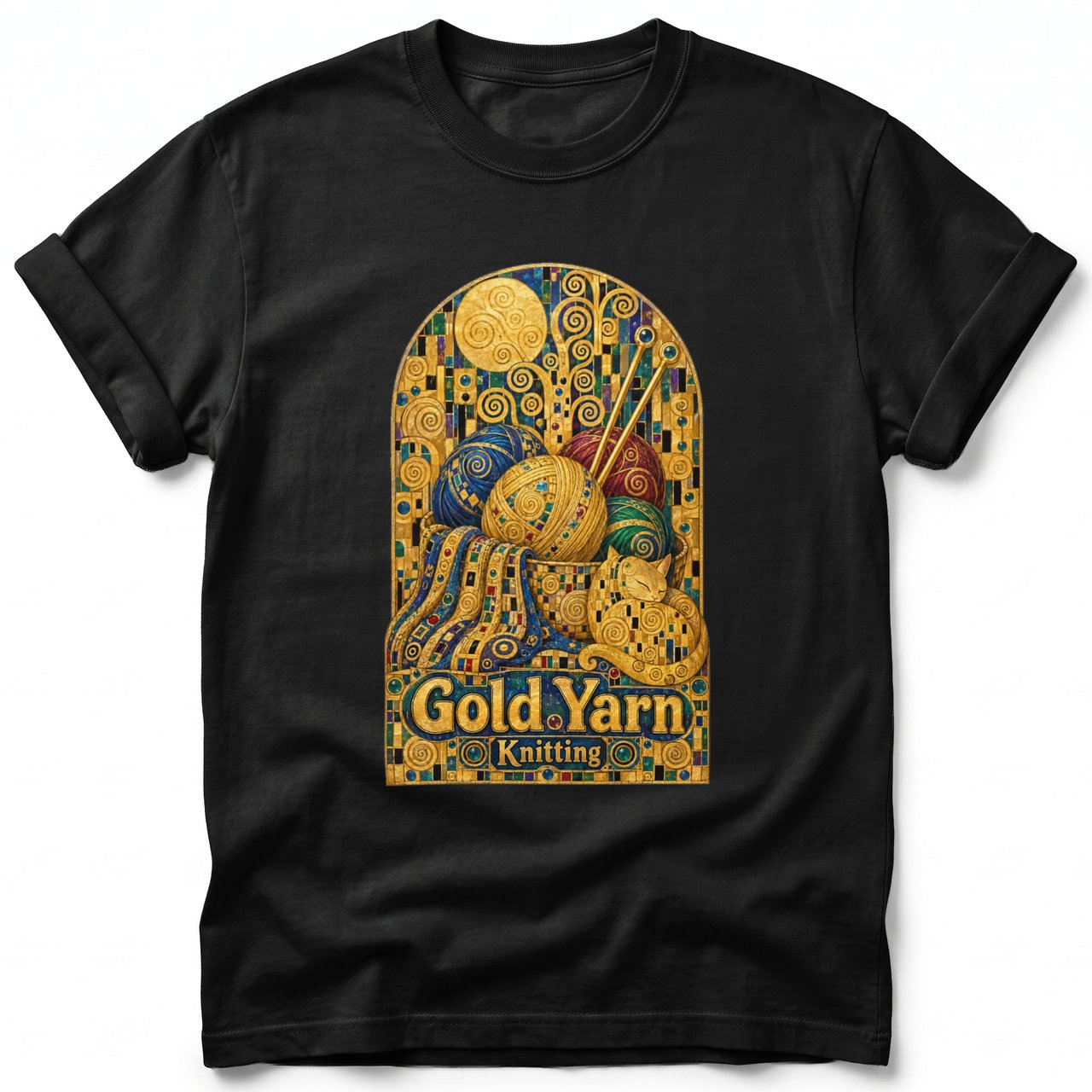 Gold Yarn ~ Comfort Colors Premium Tee