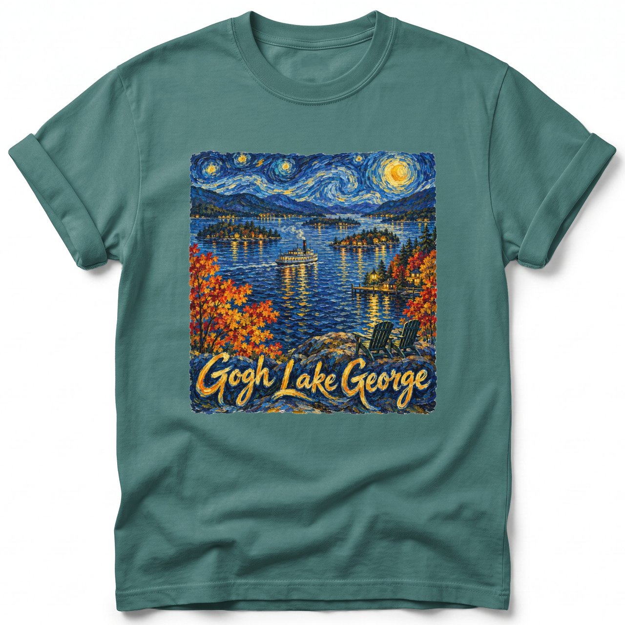 Gogh Lake George ~ Comfort Colors Premium Tee