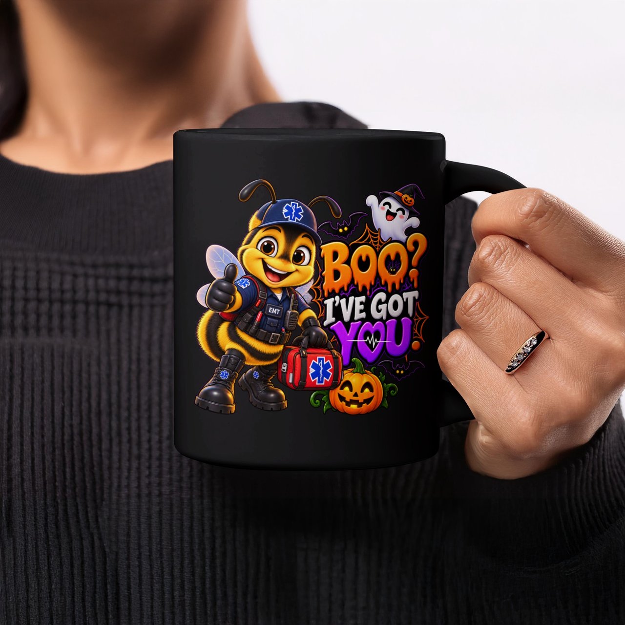 Boo I've Got You EMT Mug