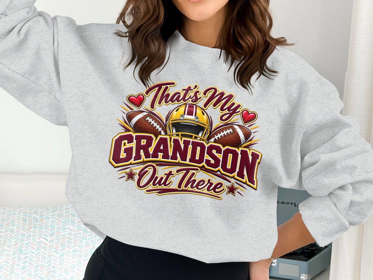 Varsity Grandson's Game Day Sweatshirt