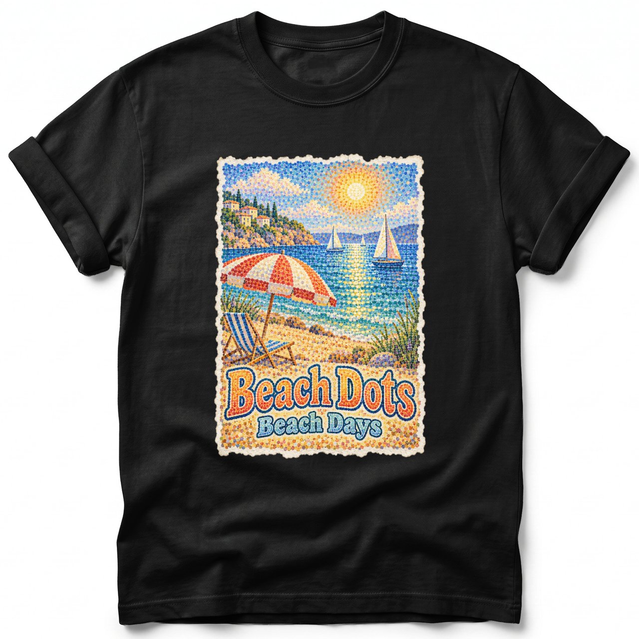 Beach Dots ~ Comfort Colors Premium Tee
