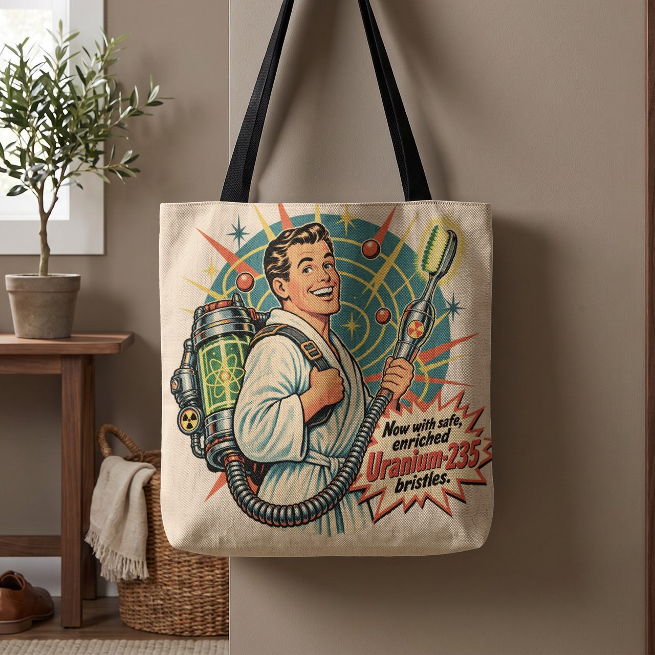Uranium 235 Toothbrush Tote Bag