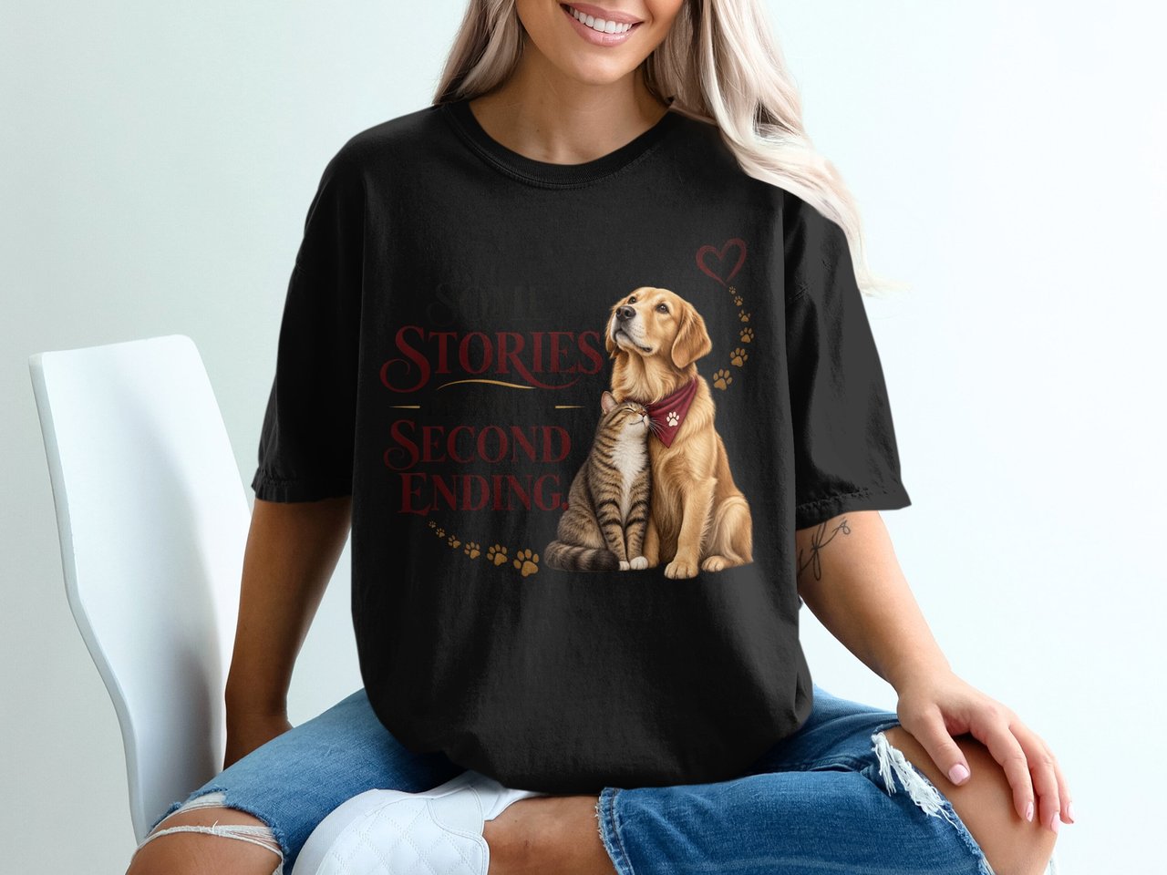 Stories Deserve A Second Ending Tee