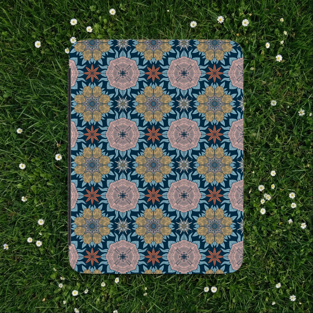 Vintage Tapestry Floral Kindle Case