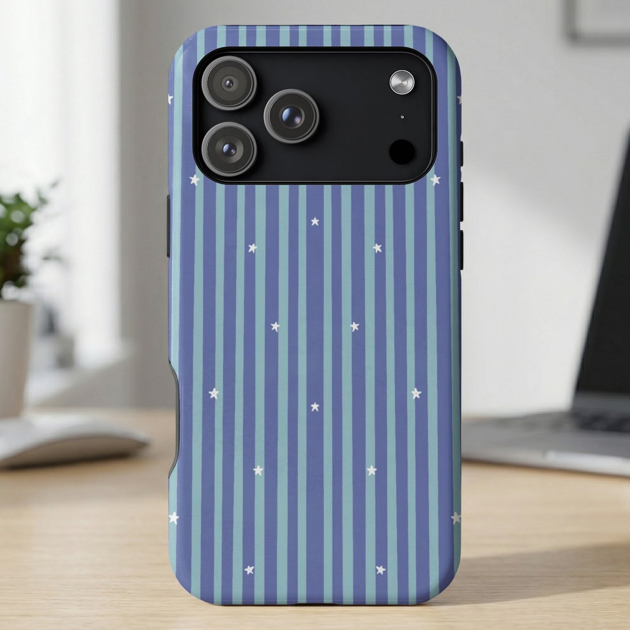 Blue Star Stripes MagSafe® Phone Case