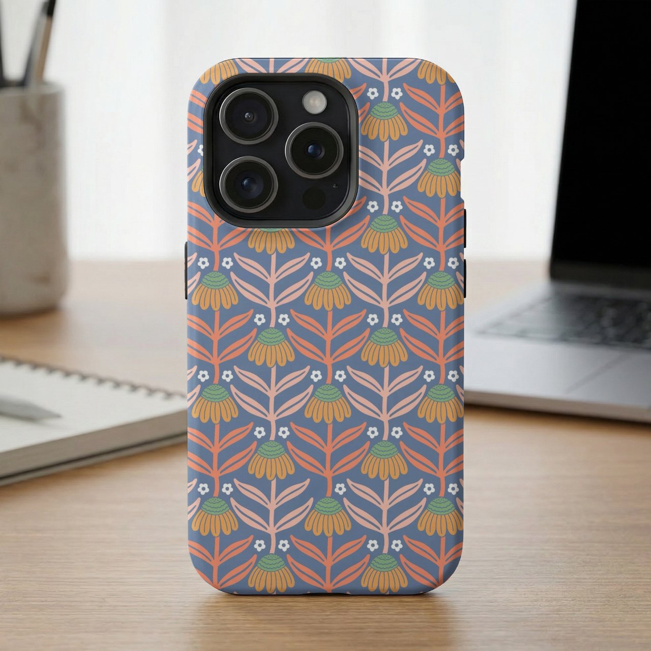 Retro Folk Floral MagSafe® Phone Case