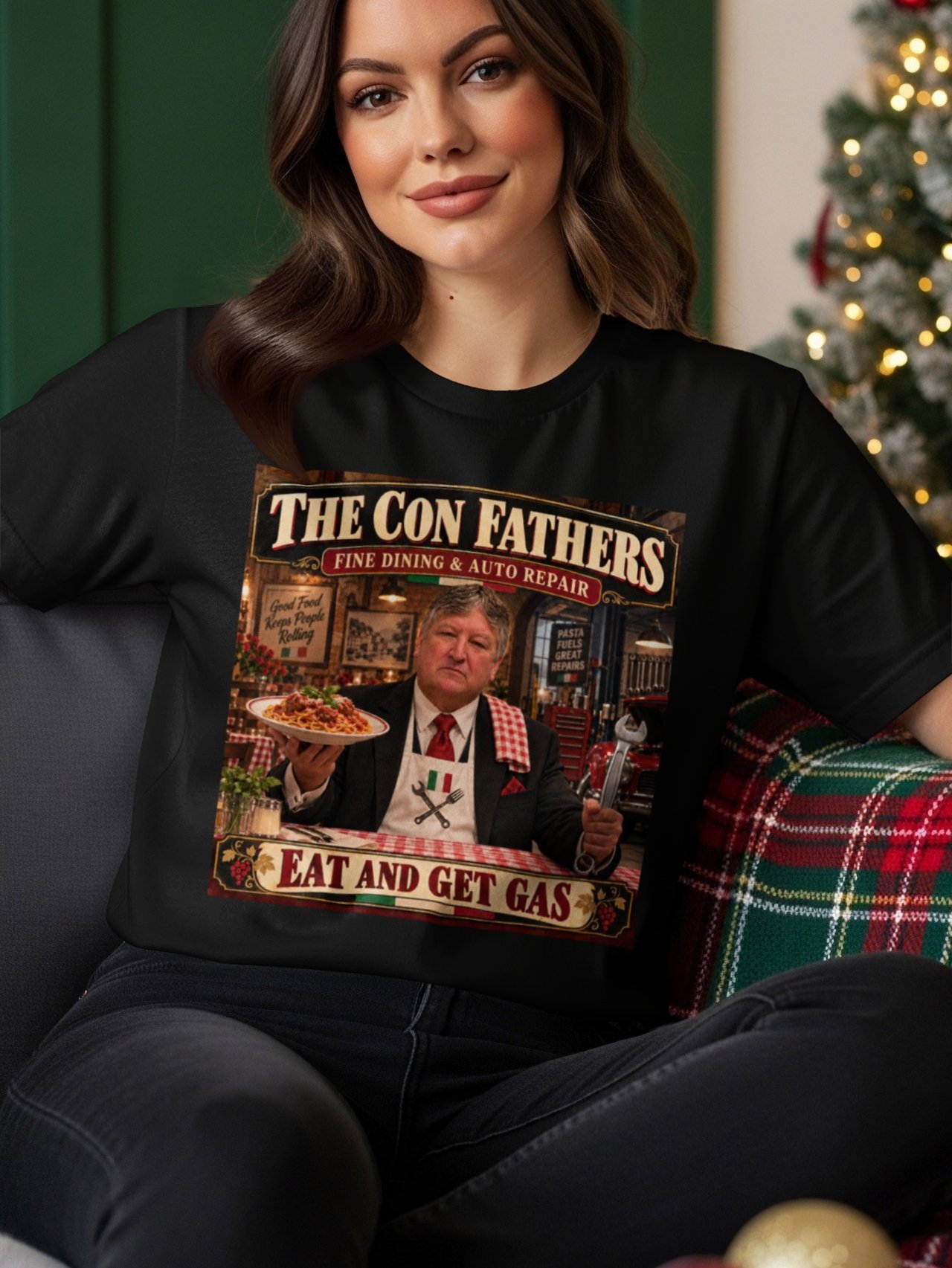 The Con Fathers Auto Repair Tee