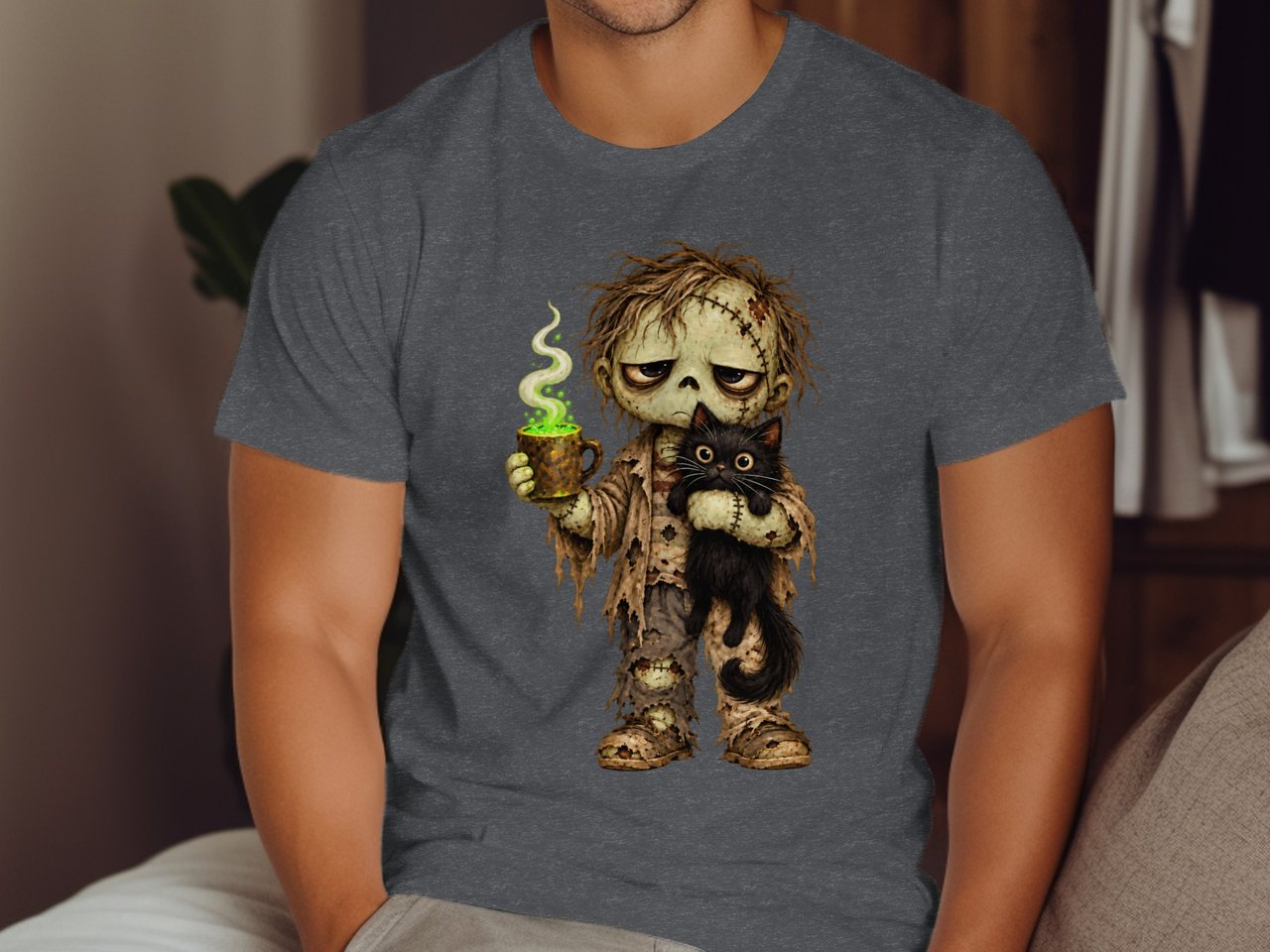 Zombie Morning Coffee Tee or Sweatshirt