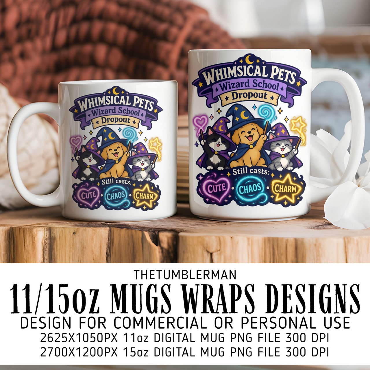 Wizard School Dropout Pets Digital Design