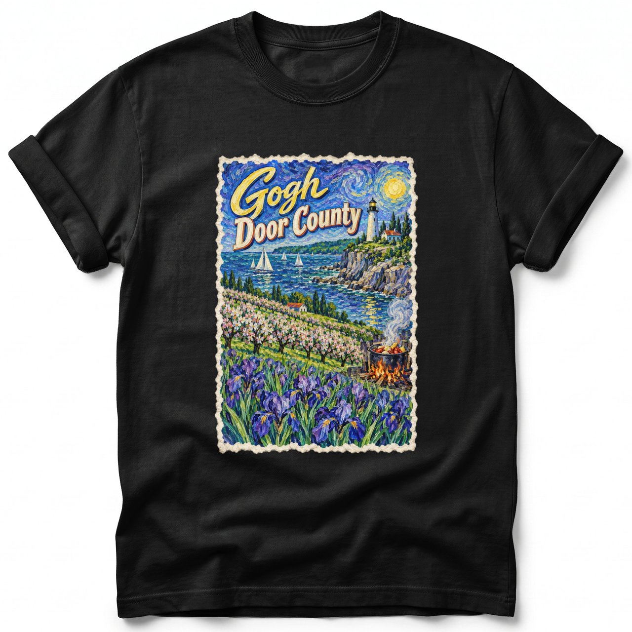 Gogh Door County ~ Comfort Colors Premium Tee