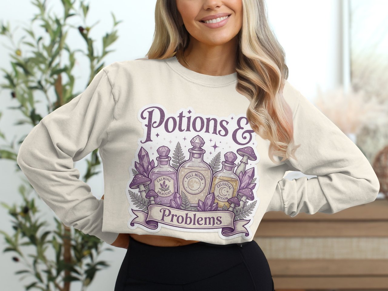 Potions & Problems Long Sleeve Tee