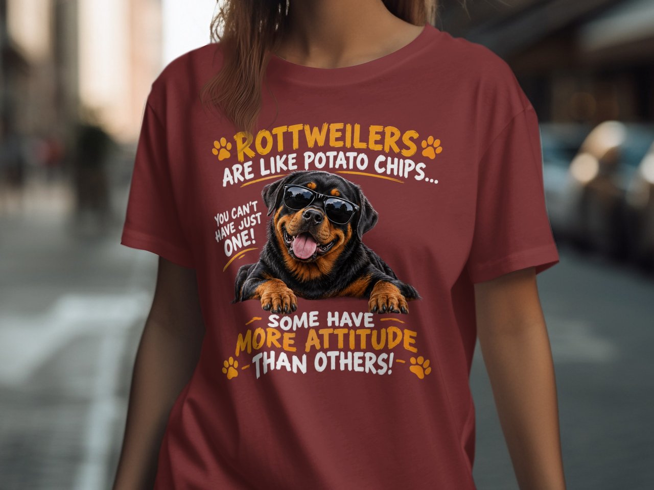 Rottweilers Are Like Potato Chips Tee