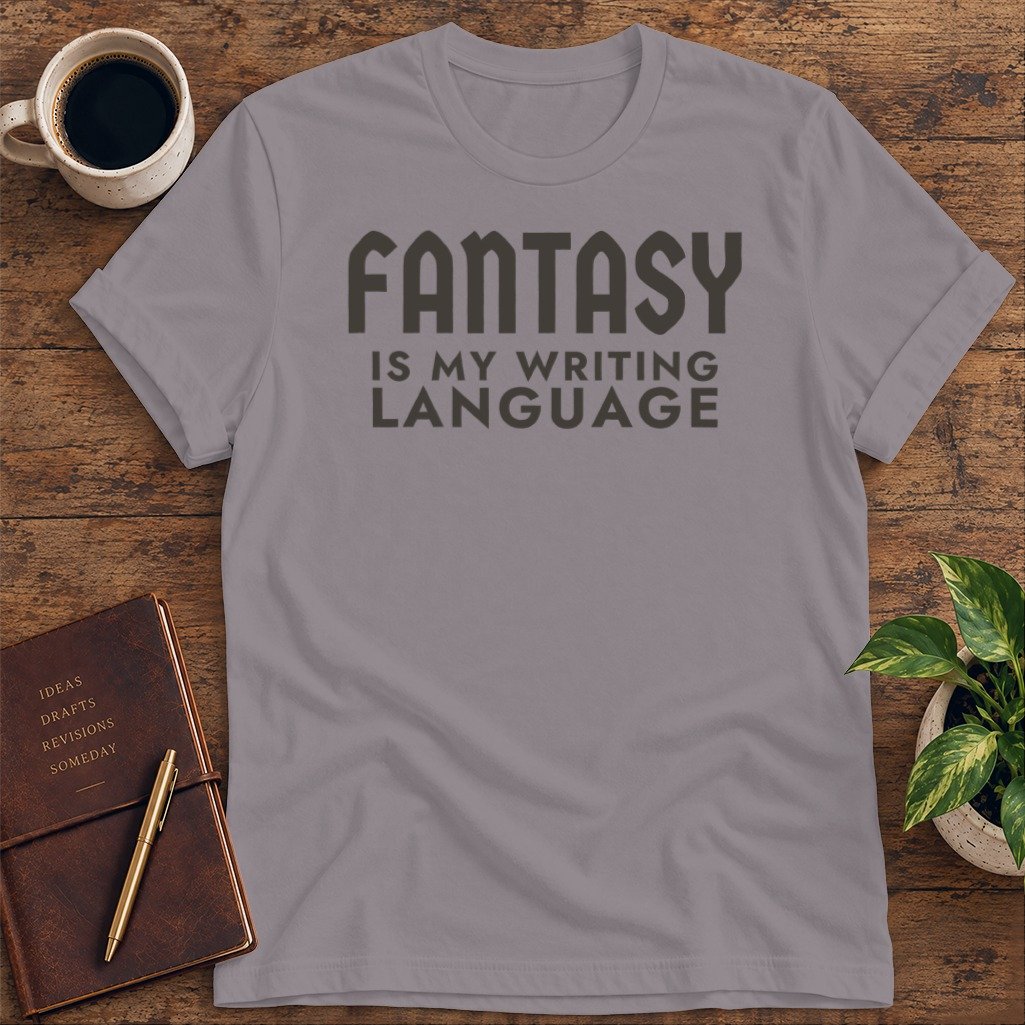 Fantasy Is My Writing Language Softstyle Tee