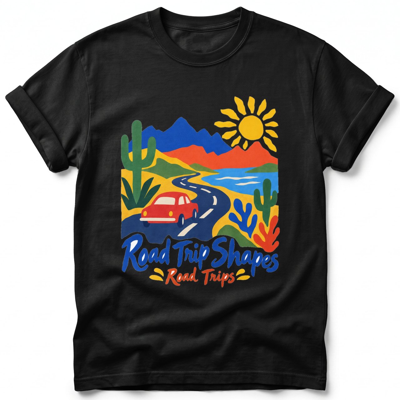 Road Trip Shapes ~ Comfort Colors Premium Tee