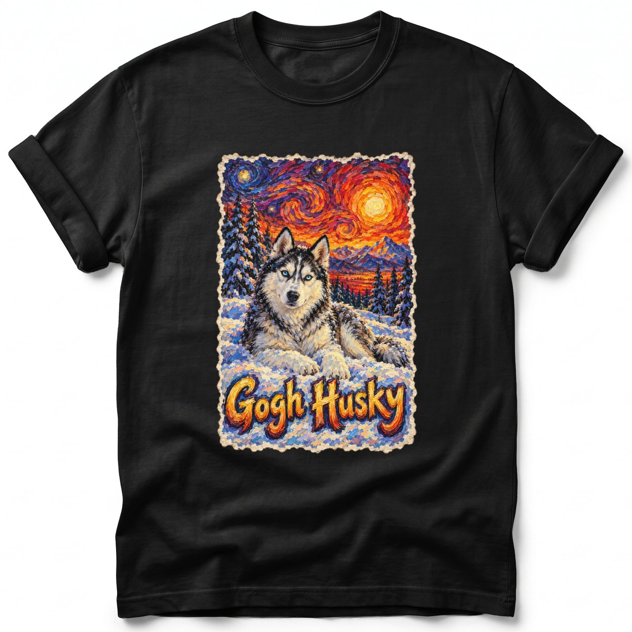 Gogh Husky ~ Comfort Colors Premium Tee