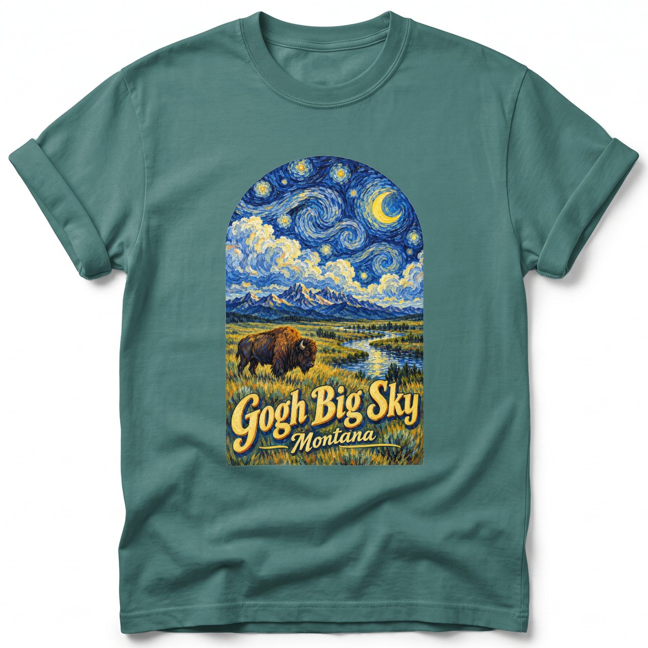 Gogh Big Sky ~ Comfort Colors Premium Tee