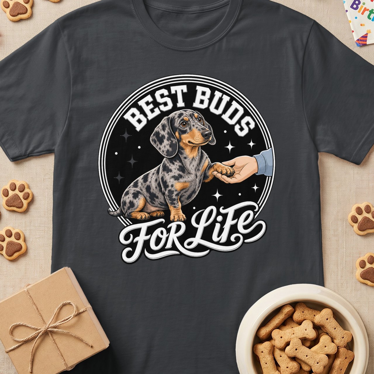 Dapple Doxie Best Buds Tee