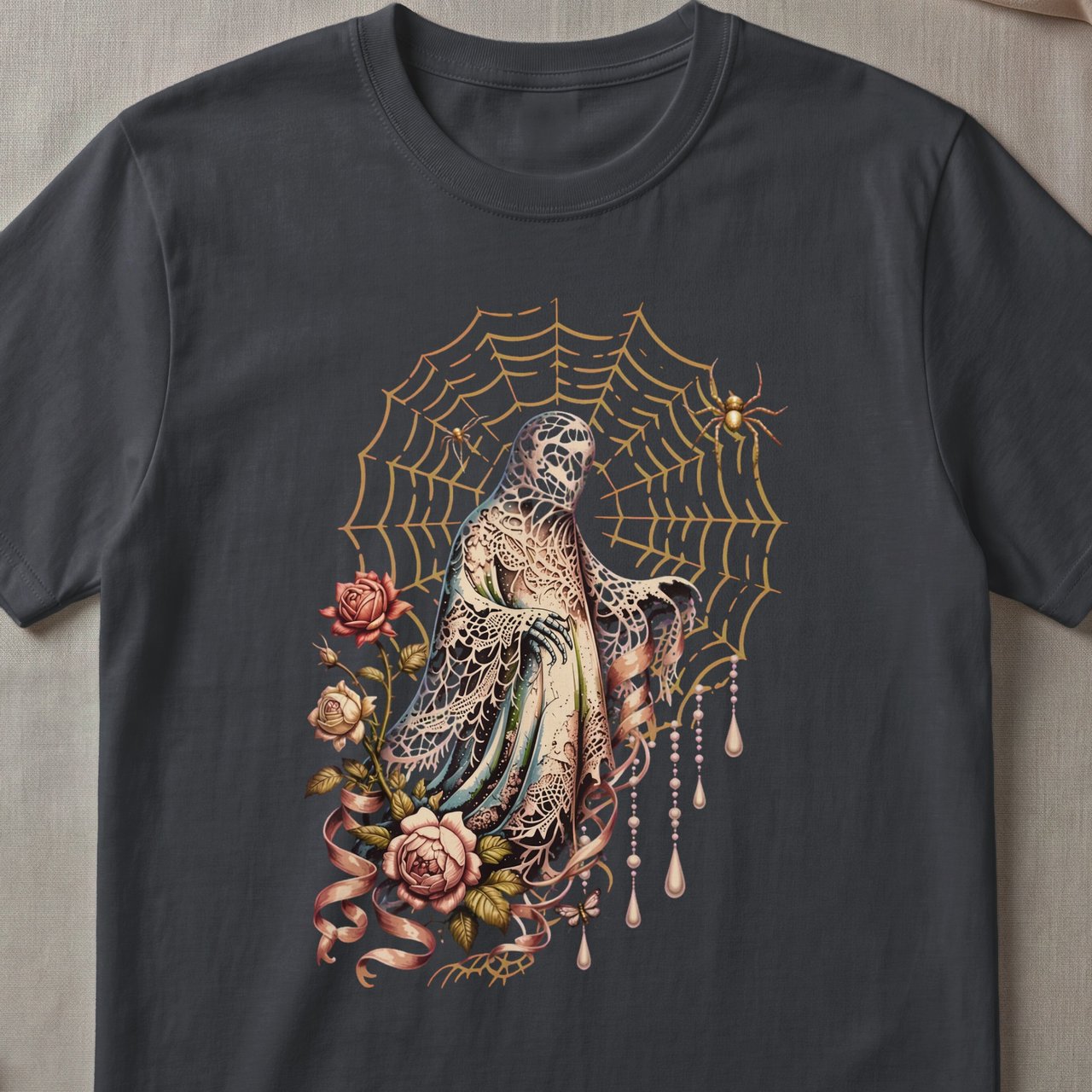 Gothic Lace Ghost Tee