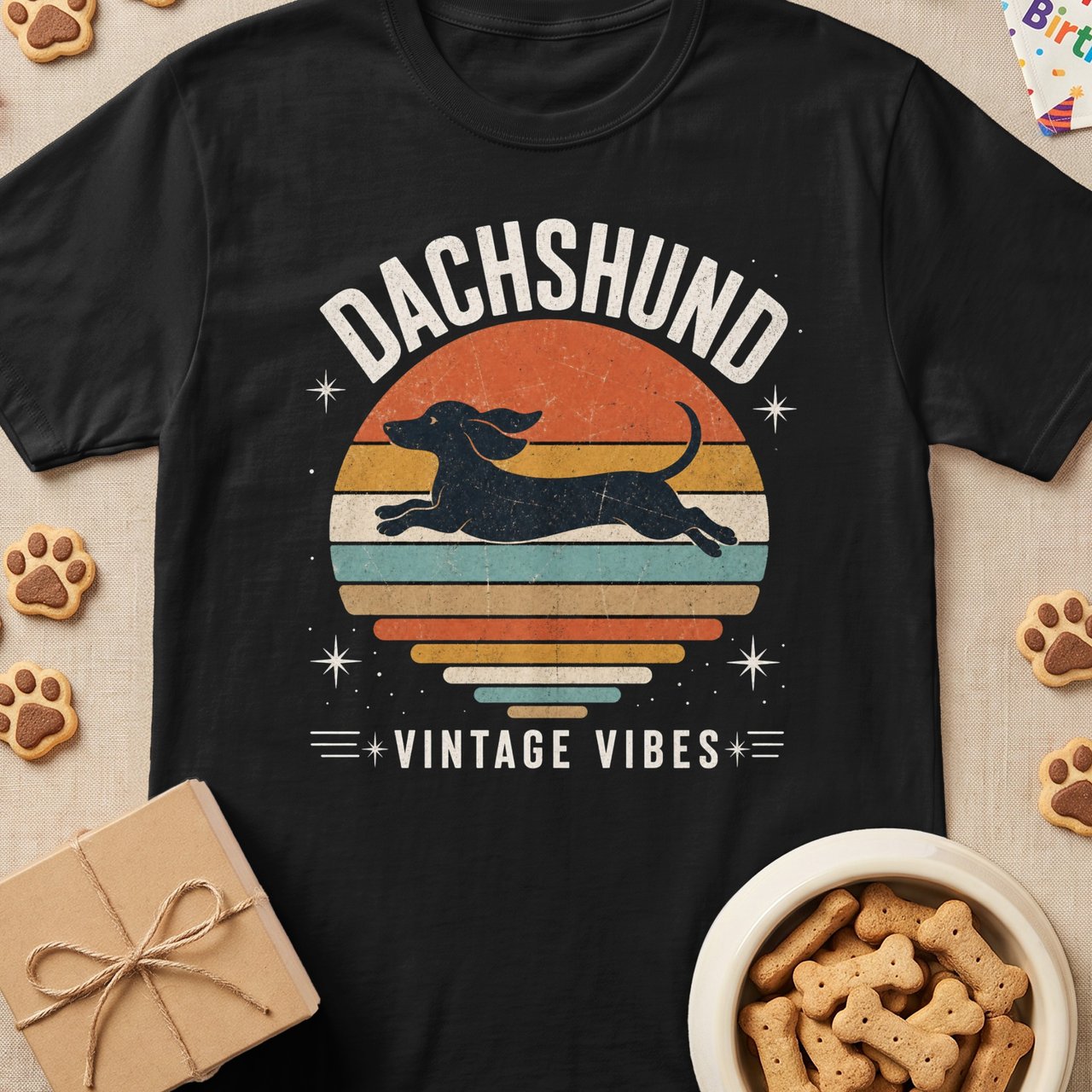 Dachshund Vintage Vibes Tee