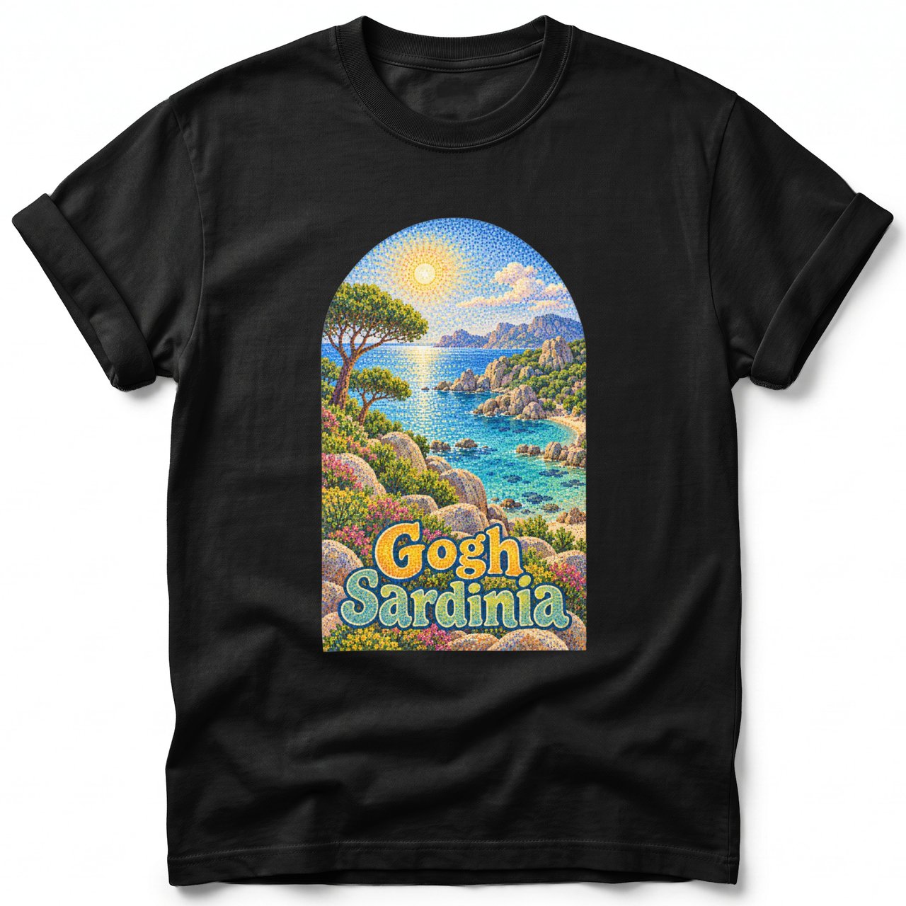 Gogh Sardinia ~ Comfort Colors Premium Tee