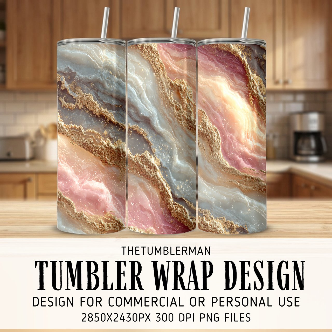 20 oz Skinny Tumbler Wrap Sublimation Design, Gold Marble Tumbler Digital Download, Straight and Tapered Wrap png, Tumbler Design