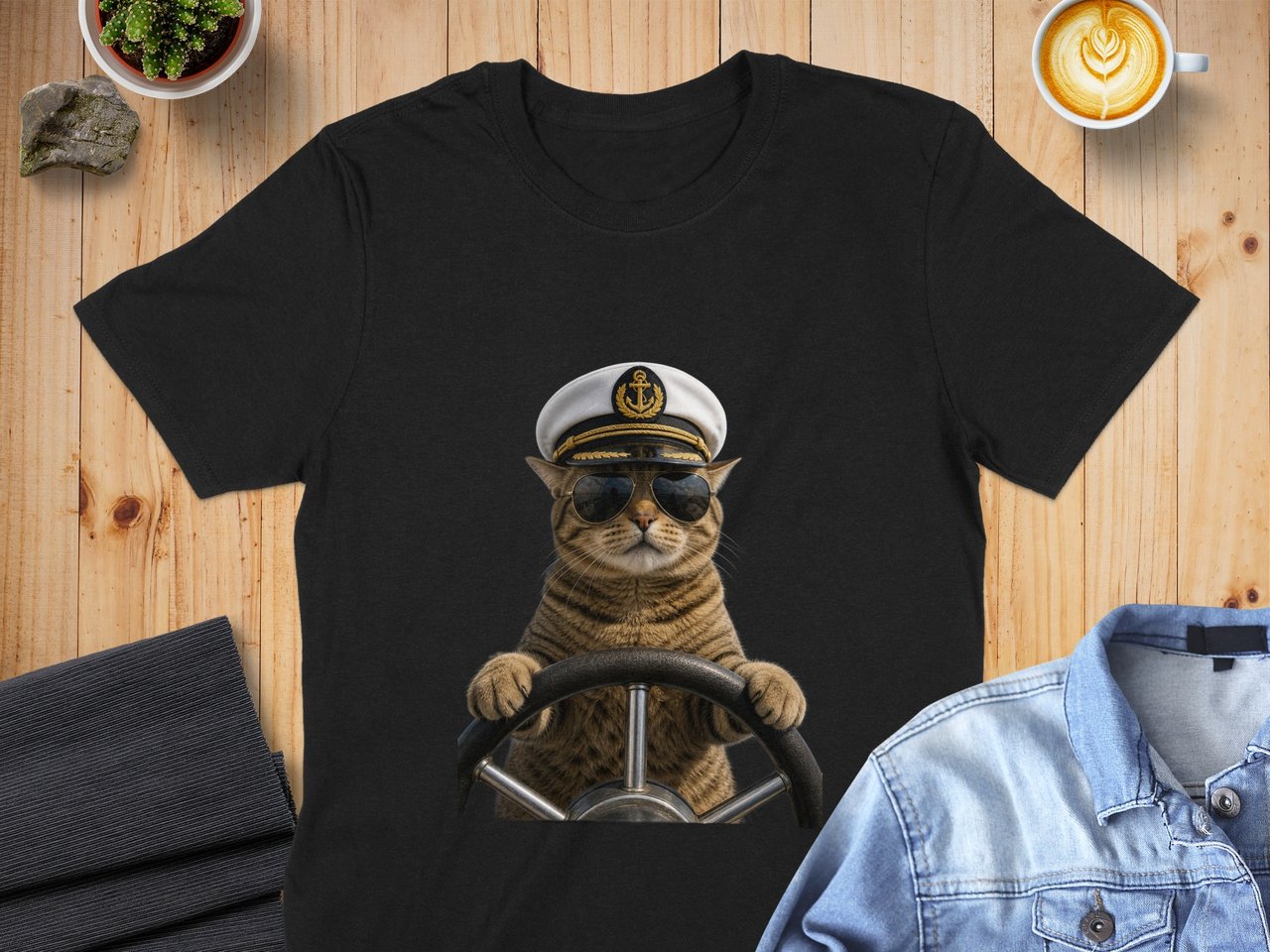 Captain Cat Print