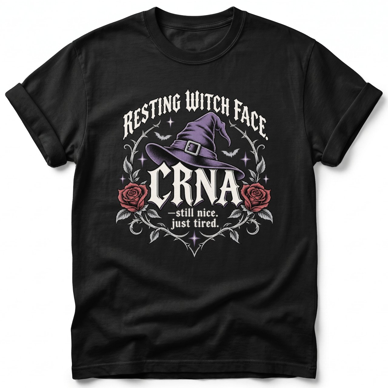 Resting Witch Face CRNA Tee